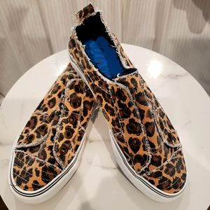 Blowfish animal print tennis shoes size 7.5